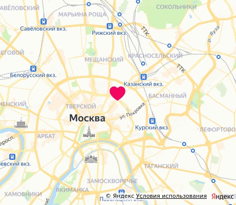 На карте