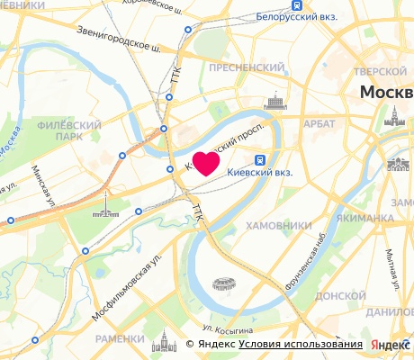 На карте