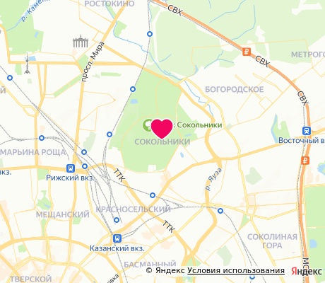 На карте