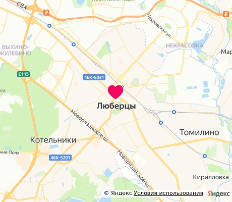 На карте