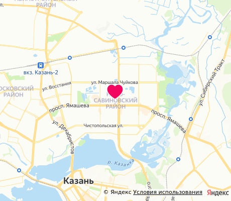 На карте