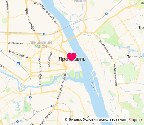 На карте