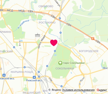 На карте