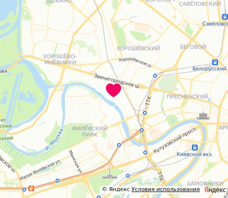 На карте