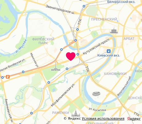 На карте