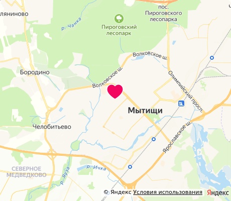 На карте