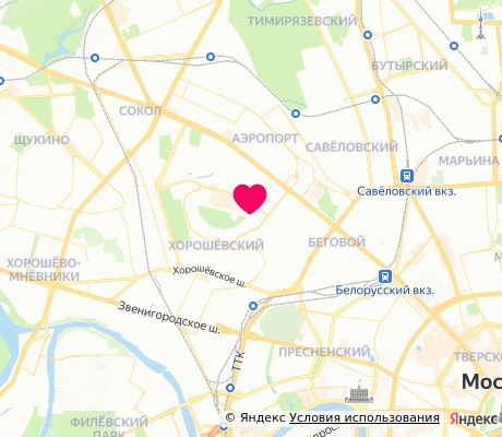 На карте