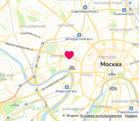 На карте