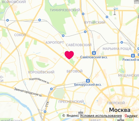 На карте