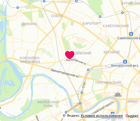 На карте