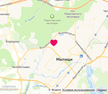 На карте