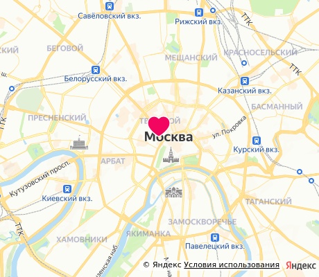 На карте