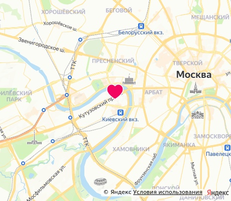 На карте