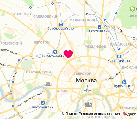 На карте