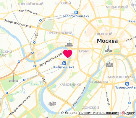 На карте