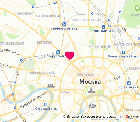 На карте