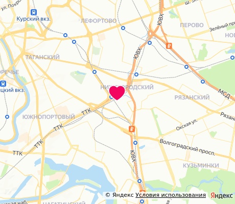 На карте