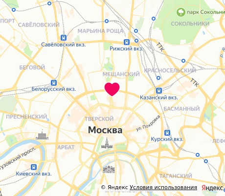 На карте