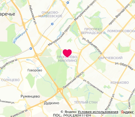 На карте