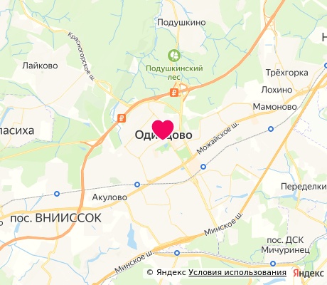 На карте