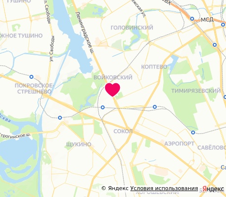 На карте