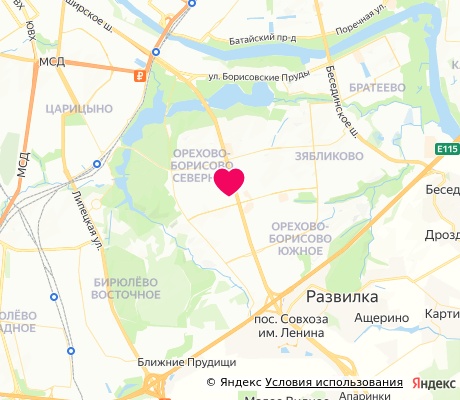 На карте