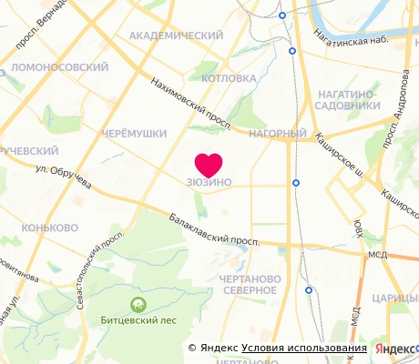 На карте
