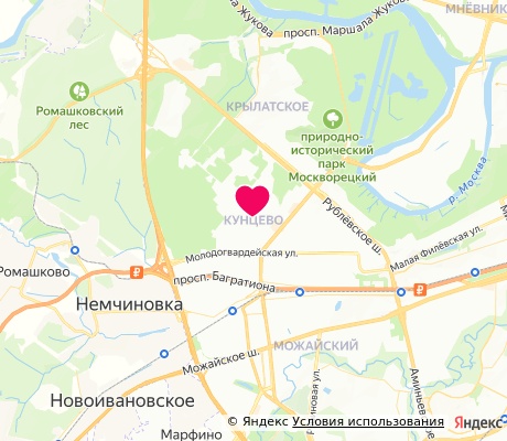 На карте