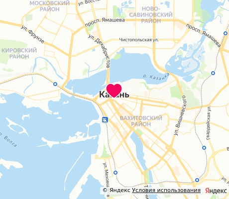 На карте