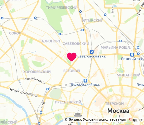 На карте