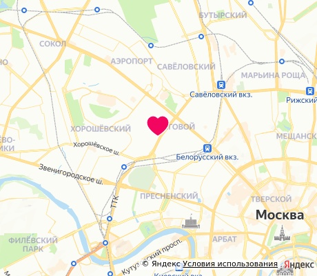 На карте