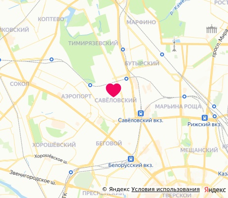 На карте