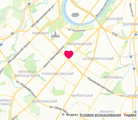 На карте