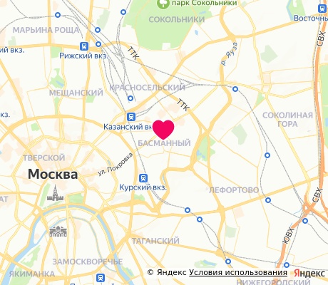 На карте