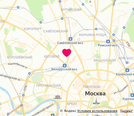 На карте