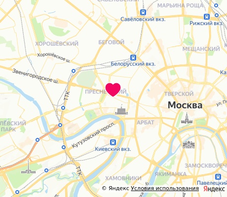 На карте