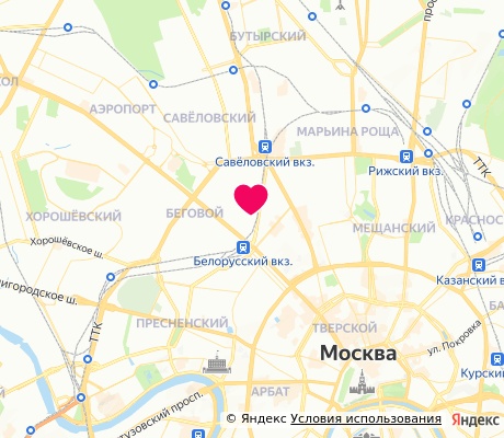 На карте
