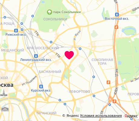 На карте