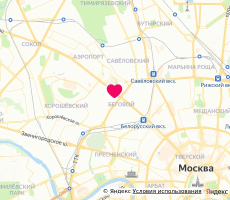 На карте