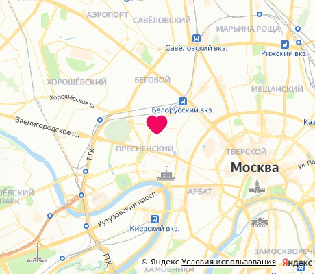 На карте