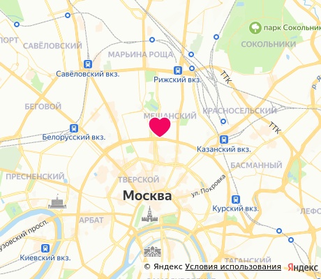 На карте