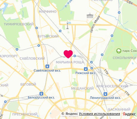 На карте