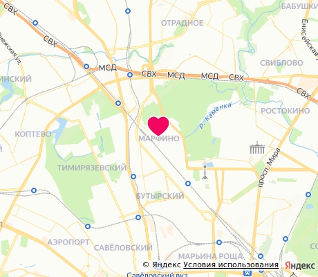 На карте