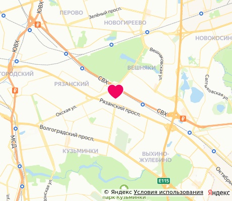 На карте