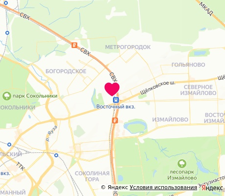 На карте