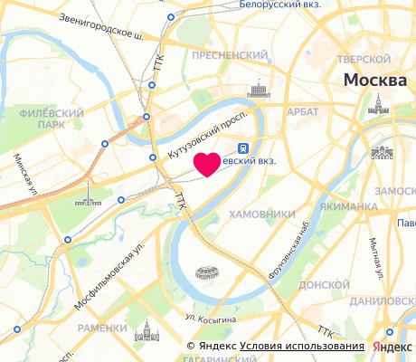 На карте