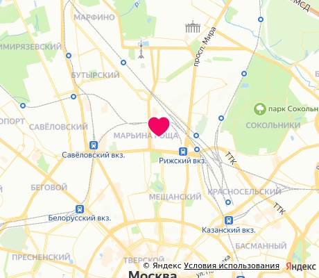 На карте