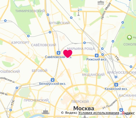 На карте