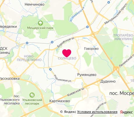 На карте