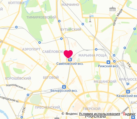 На карте
